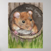 水素朴色マウス ポスター (正面)