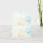 水素朴色マウンテンズレイクサンキューカード 招待状 (裏面)