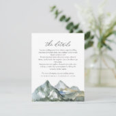 水素朴色マウンテンフォレ結婚スト詳細 エンクロージャーカード (スタンド正面)