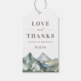 水素朴色マウンテンフォレ結婚スト ギフトタグ