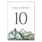 水素朴色マウンテンフォレ結婚スト テーブルナンバー (裏面)