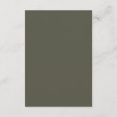 水素朴色マウンテン結婚ズ詳細カード エンクロージャーカード (裏面)