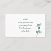 水素朴色モダン緑化フローラマッサージ 名刺 (裏面)