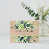 水素朴色ユーカリ移動発表 ポストカード (スタンド正面)