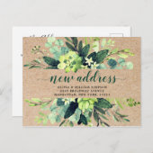 水素朴色ユーカリ移動発表 ポストカード (正面/裏面)