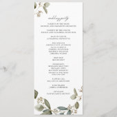 水素朴色ユーカリ種結婚属 プログラム (裏面)