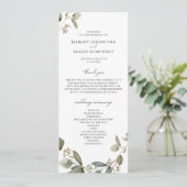 水素朴色ユーカリ種結婚属 プログラム (スタンド正面)