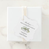 水素朴色ユーカリ結婚の感謝 フェイバータグ (インサイチュ)