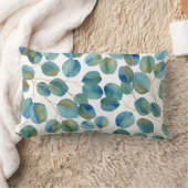 水素朴色ユーカリ葉製品 ランバークッション (ブランケット)