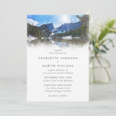 水素朴色レイクサイドマウンテン結婚ズ 招待状 (スタンド正面)