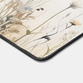 水素朴色ワイルドフラワーフィールドモノグラム デスクマット (コーナー)