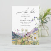 水素朴色ワイルドフラワーマウンテン結婚ズ セーブザデート (スタンド正面)