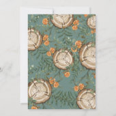 水素朴色ワイルドワンファースト誕生日パーティー 招待状 (裏面)