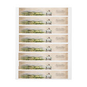 水素朴色ヴィンエレガントヤード ラップアラウンドラベル (シート)