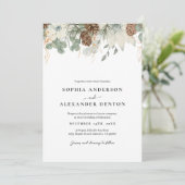 水素朴色冬の花 招待状 (スタンド正面)