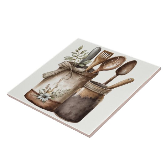 水素朴色家具陶瓦 タイル (側面)