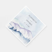 水素朴色山野外パイン結婚ズ スタンダードランチョンナプキン (角)