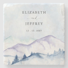 水素朴色山野外パイン結婚ズ ストーンコースター