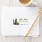 水素朴色差出人住所 ラベル (インサイチュ)