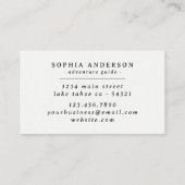 水素朴色木野外アドベンチャーガイド 名刺 (裏面)