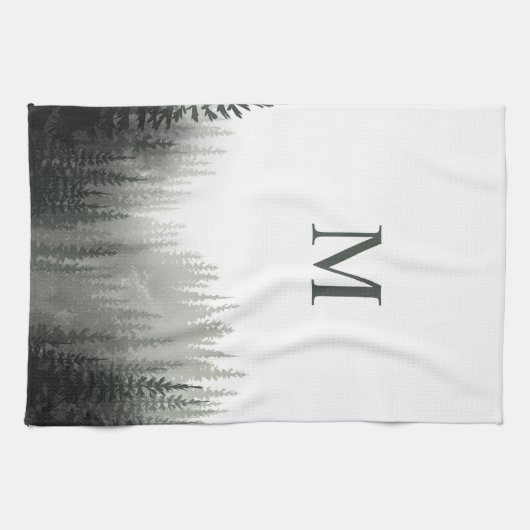 水素朴色松林 キッチンタオル (横)