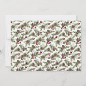 水素朴色植物性クリスマス2写真 シーズンカード (裏面)