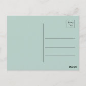 水素朴色秋美しい ポストカード (裏面)