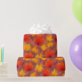 水素朴色紅葉 – 紅葉 ラッピングペーパー