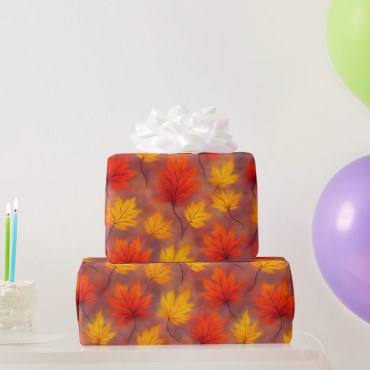 水素朴色紅葉 – 紅葉 ラッピングペーパー (パーティーギフト)