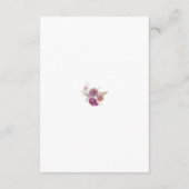 水素朴色美しい結婚 エンクロージャーカード (裏面)