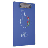 水素朴色花文字B クリップボード (右)