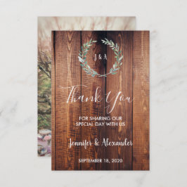 水素朴色葉写真あり結婚 招待状