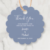 水素朴色葉国結婚式ありがとう フェイバータグ (正面)