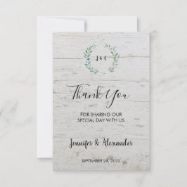 水素朴色葉木ありがとう結婚さん 招待状