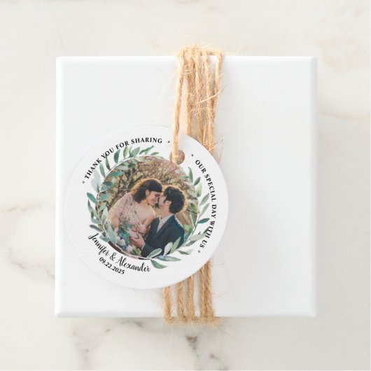 水素朴色葉結婚写真 フェイバータグ (インサイチュ)