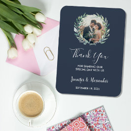 水素朴色離れ写真ありがとうご結婚ざい マグネット