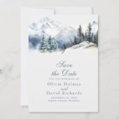 水素朴色雪山松結婚木 セーブザデート (正面)