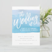 水素朴色(青) 招待状 (スタンド正面)