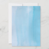 水素朴色(青) 招待状 (裏面)