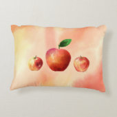 水素朴色Appleパターン両面 アクセントクッション (裏面)