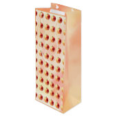 水素朴色Appleパターン抱き枕 ワインギフトバッグ (裏面アングル)