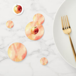 水素朴色Appleパターン紙吹雪 コンフェッティ