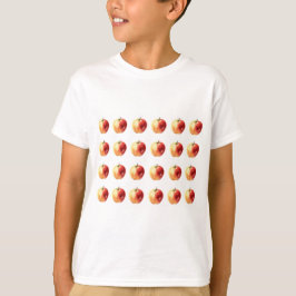 水素朴色Apple Pattern男の子Tシャツ Tシャツ