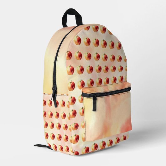 水素朴色Apple Pattern Backpack プリントバックパック (裏面左端)