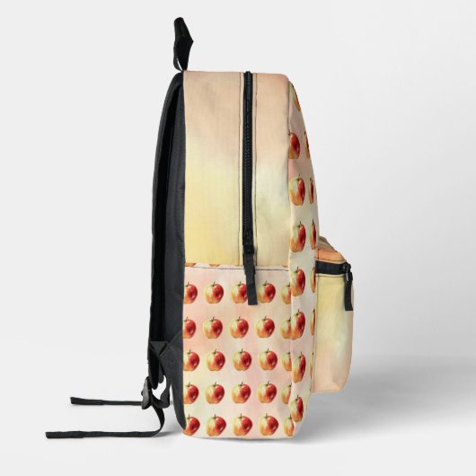 水素朴色Apple Pattern Backpack プリントバックパック (左)