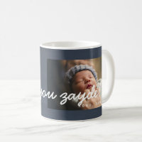 水素朴色I愛Zayde Mug – 海軍