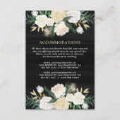 水素朴色Peonies設淡い色の宿泊施設 エンクロージャーカード (正面)