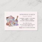 水素朴色QRコードベーカリー 名刺 (正面)