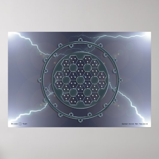 水素–5同位体質量シミュレータII ポスター (正面)