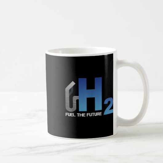 水素H2エネルギー環境保護自動車 コーヒーマグカップ (右)